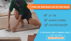 dịch vụ Thợ Lắp Sàn Nhựa Giả Gỗ Cần Giuộc