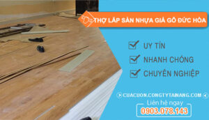 dịch vụ Thợ Lắp Sàn Nhựa Giả Gỗ Đức Hoà