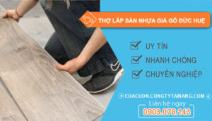 dịch vụ Thợ Lắp Sàn Nhựa Giả Gỗ Đức Huệ
