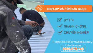dịch vụ Thợ lợp mái tôn Cần Giuộc