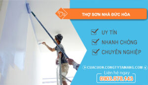 dịch vụ Thợ Sơn Nhà Đức Hòa