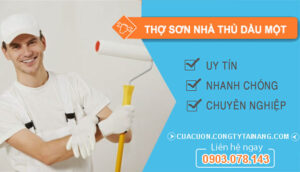 Dịch vụ Thợ Sơn Nhà Thủ Dầu Một
