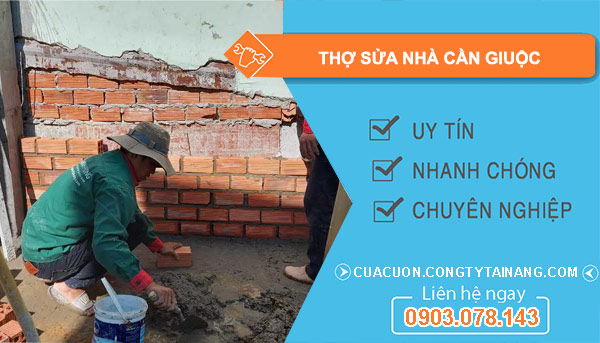 dịch vụ Thợ Sửa Nhà Cần Giuộc