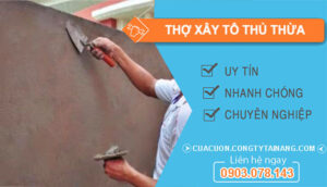 dịch vụ Thợ Xây Tô Thủ Thừa