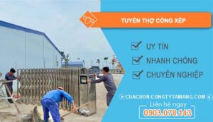 dịch vụ tuyển thợ cổng xếp