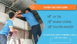 dịch vụ tuyển thợ cửa cuốn