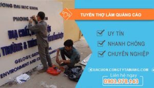 dịch vụ tuyển thợ làm quảng cáo