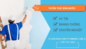 dịch vụ tuyển thợ sơn nước