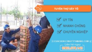 dịch vụ tuyển thợ xây tô