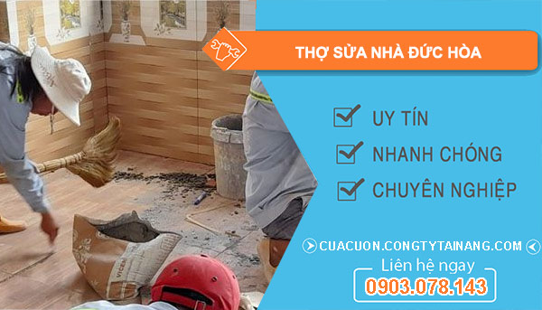 dịch vụ Thợ Sửa Nhà Đức Hòa