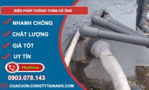 biện pháp chống thấm cổ ống