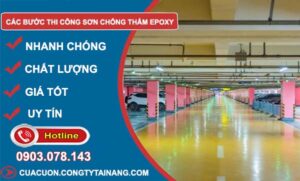 các bước thi công sơn chống thấm epoxy