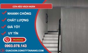 cửa kéo vách ngăn giá rẻ