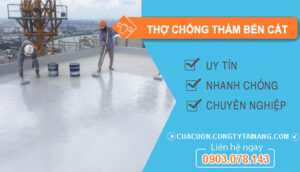 dịch vụ Thợ Chống Thấm Bến Cát