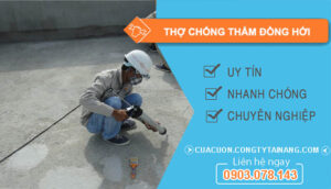 dịch vụ Thợ Chống Thấm Đồng Hới