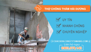 dịch vụ Thợ Chống Thấm Hải Dương