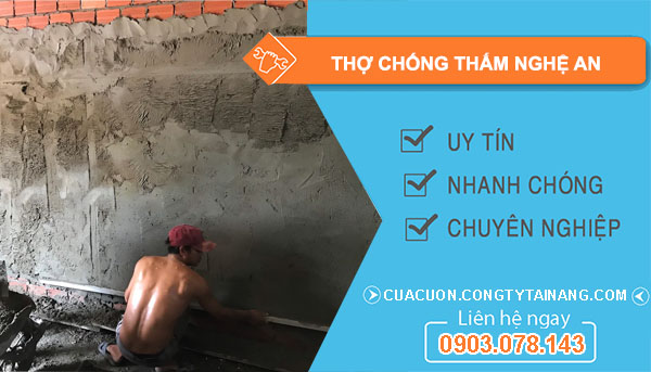 dịch vụ Thợ Chống Thấm Nghệ An