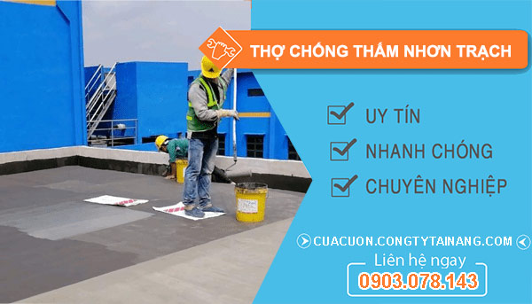 dịch vụ Thợ Chống Thấm Nhơn Trạch