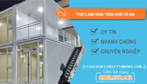 dịch vụ Thợ Làm Nhà Tiền Chế Dĩ An