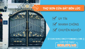 dịch vụ Thợ Sơn Cửa Sắt Bến Lức