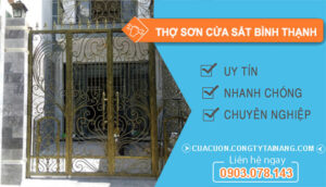 dịch vụ Thợ Sơn Cửa Sắt Bình Thạnh
