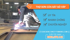 dịch vụ Thợ Sơn Cửa Sắt Gò Vấp