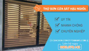 dịch vụ Thợ Sơn Cửa Sắt Hậu Nghĩa