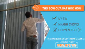 dịch vụ Thợ Sơn Cửa Sắt Hóc Môn