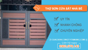 dịch vụ Thợ Sơn Cửa Sắt Nhà Bè