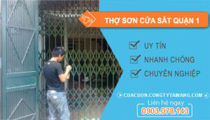 dịch vụ Thợ Sơn Cửa Sắt Quận 1