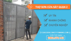 dịch vụ Thợ Sơn Cửa Sắt Quận 2