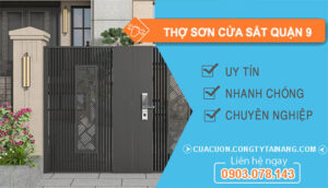Dịch vụ Thợ Sơn Cửa Sắt Quận 9