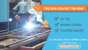 dịch vụ Thợ Sơn Cửa Sắt Tân Bình