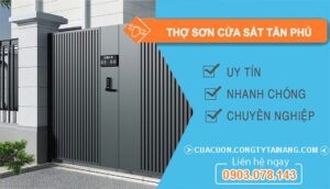 dịch vụ Thợ Sơn Cửa Sắt Tân Phú