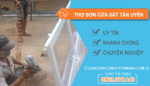 dịch vụ Thợ Sơn Cửa Sắt Tân Uyên