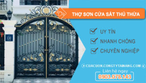 dịch vụ Thợ Sơn Cửa Sắt Thủ Thừa