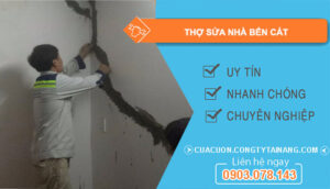 dịch vụ Thợ Sửa Nhà Bến Cát