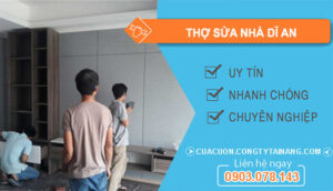 dịch vụ Thợ Sửa Nhà Dĩ An