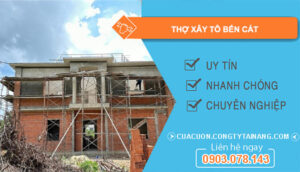 dịch vụ Thợ Xây Tô Bến Cát
