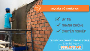 dịch vụ Thợ Xây Tô Thuận An