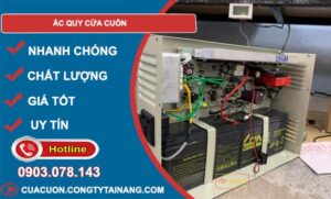 dòng ắc quy cửa cuốn