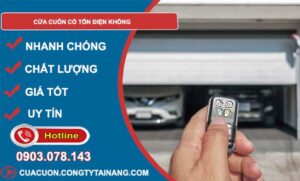 dùng cửa cuốn có tốn điện không