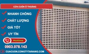 hiệu cửa cuốn ô thoáng