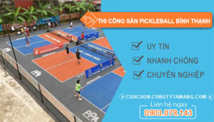 Thi Công Sân Pickleball Bình Thạnh