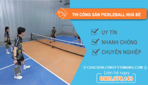 Thi Công Sân Pickleball Nhà Bè