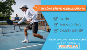 Thi Công Sân Pickleball Quận 10