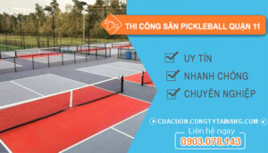 Thi Công Sân Pickleball Quận 11