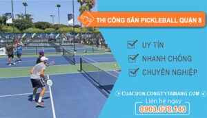 Thi Công Sân Pickleball Quận 8