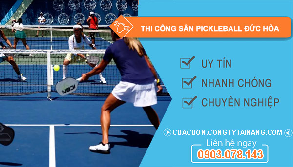 Thi Công Sân Pickleball tại Đức Hòa