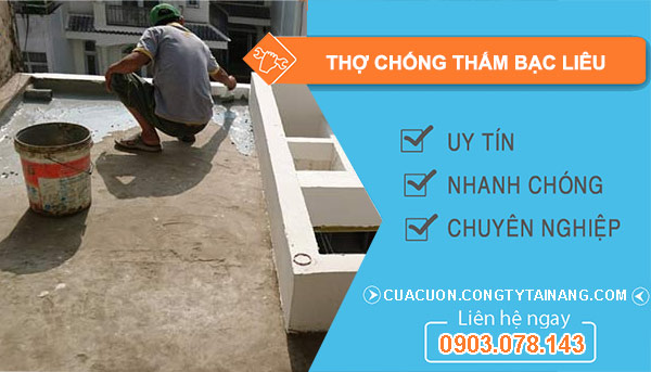 Thợ Chống Thấm Bạc Liêu